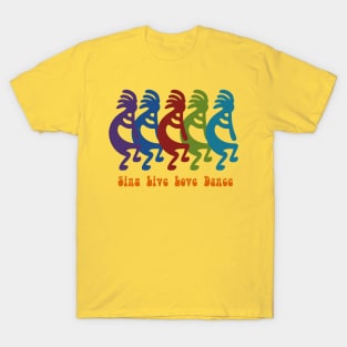 Sing, Live, Love, Dance Tribal Kokopelli T-Shirt